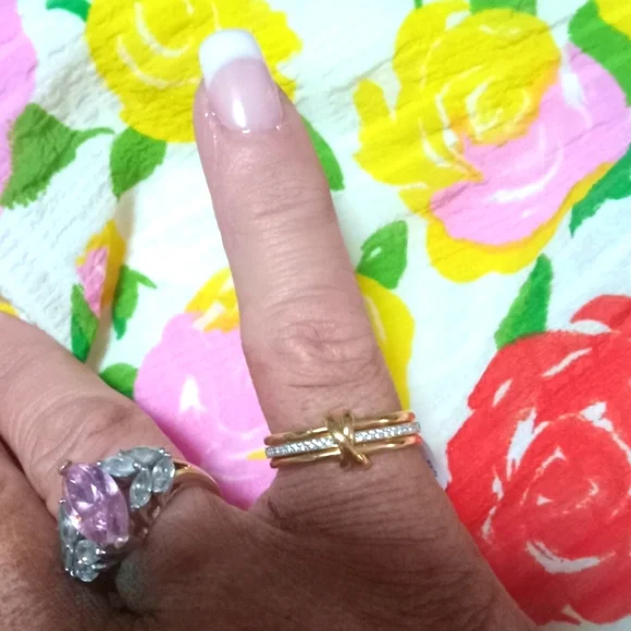 Kendra Scott 'Tia Band' 18k Gold Vermeil Ring